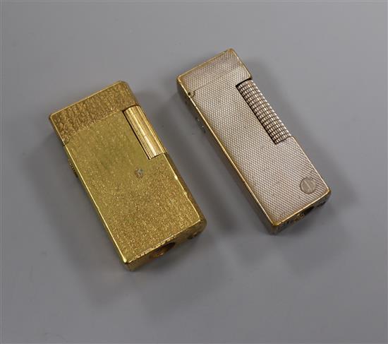 Two Dunhill Rollagas lighters